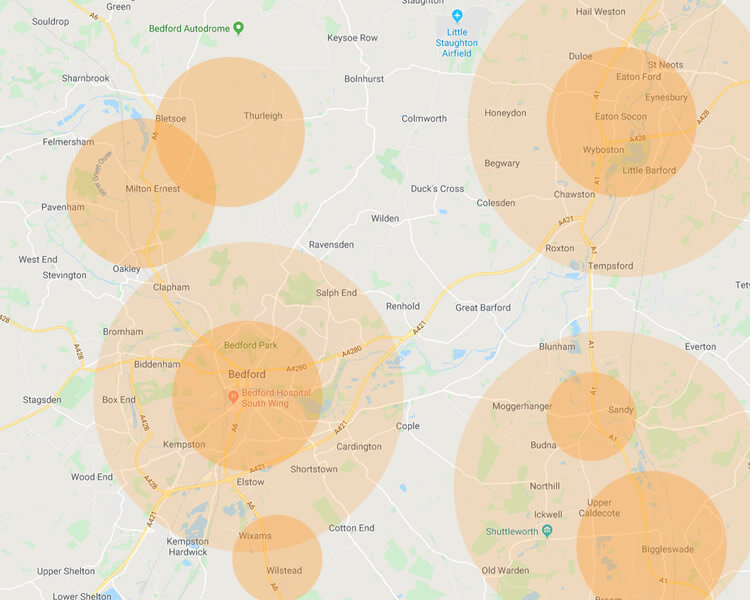 Bedford & St Neot’s Winter Gritting Coverage