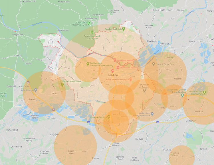 Reading Winter Gritting Coverage