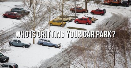 Have you organised a winter gritting contractor to grit your car park?