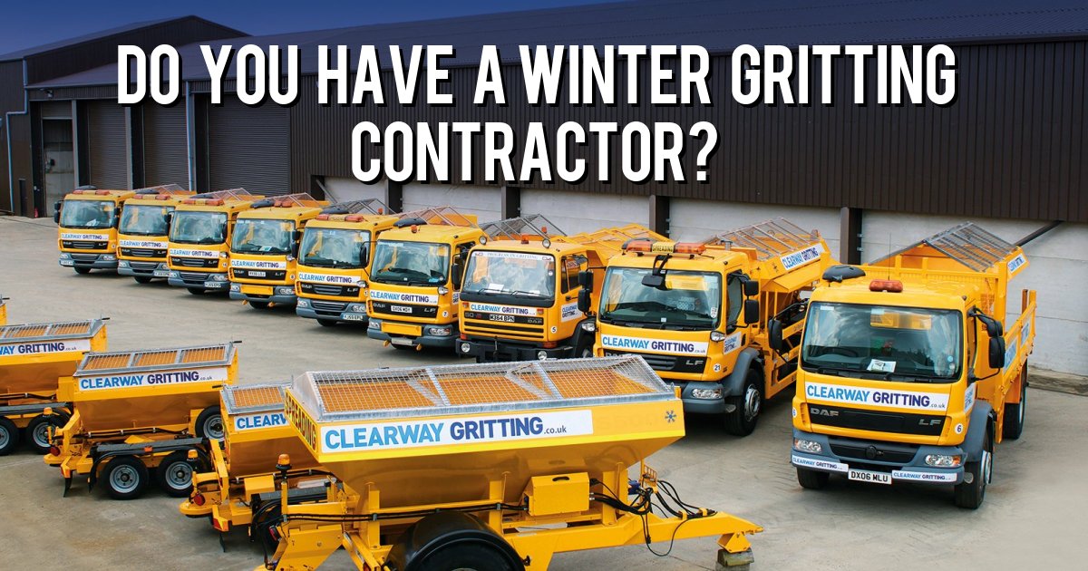 Do you have a winter gritting contractor?